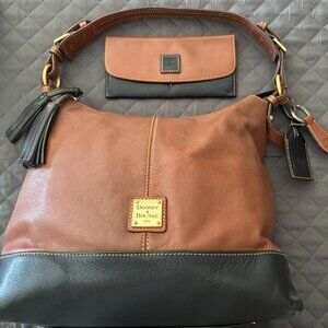 Dooney & Bourke Pebble Grain Sophie Hobo Bag & Matching Wallet